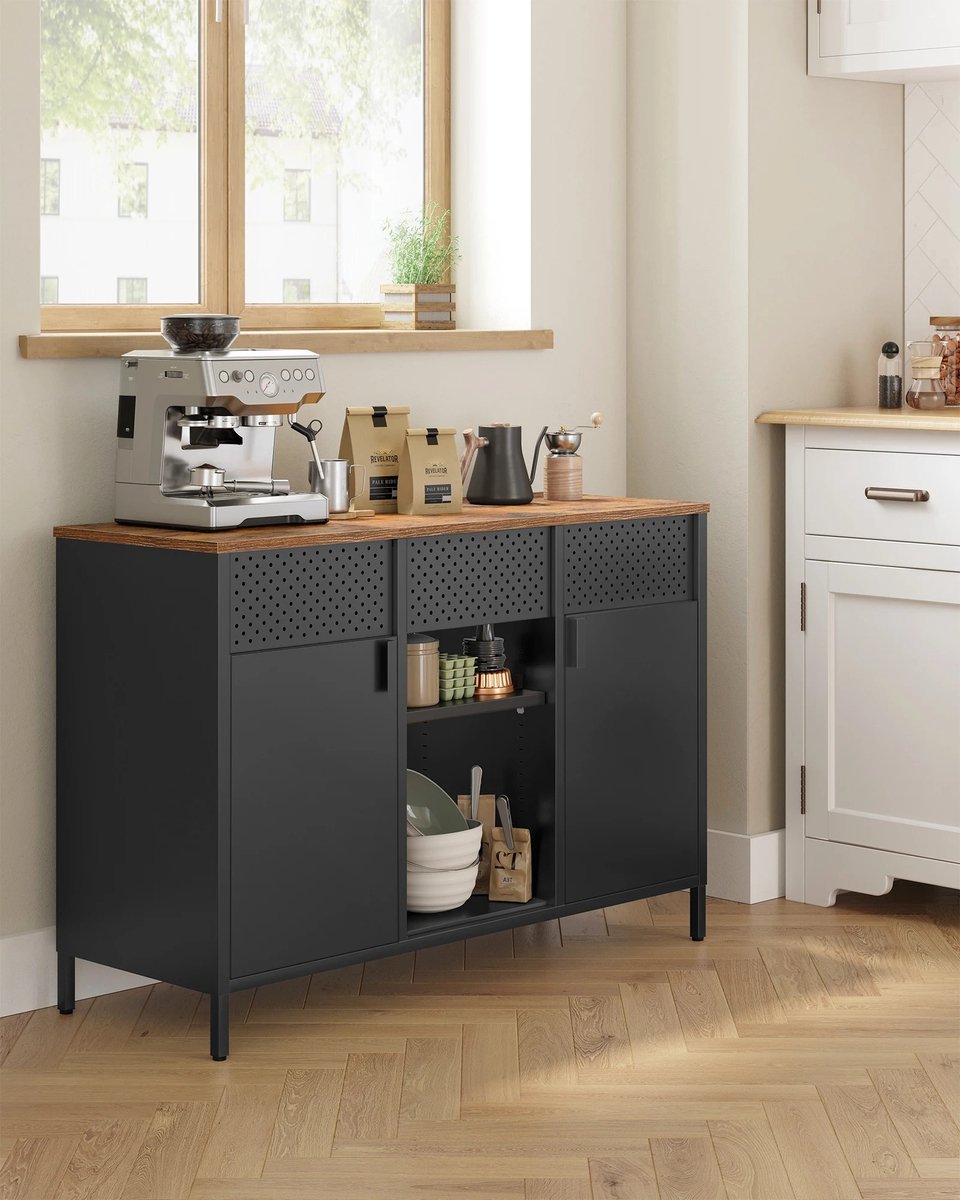Archiefkast - Kast - Metaal - Opbergkast - Kleding Kast - Opslagkast - Metalen Archiefkast - 40 x 110 x 76 cm (D x B x H)