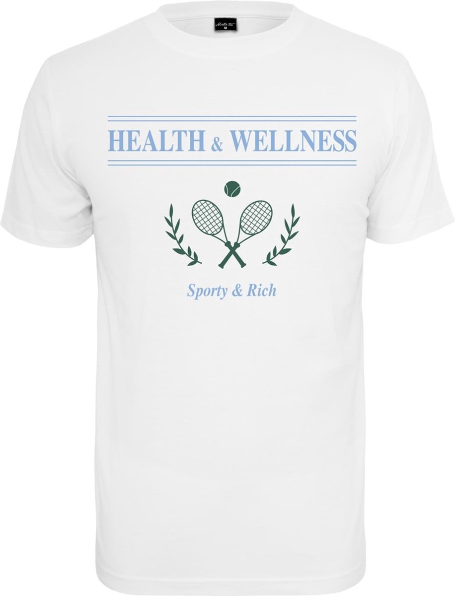 Mister Tee Health & Wellness Heren Tshirt S Wit