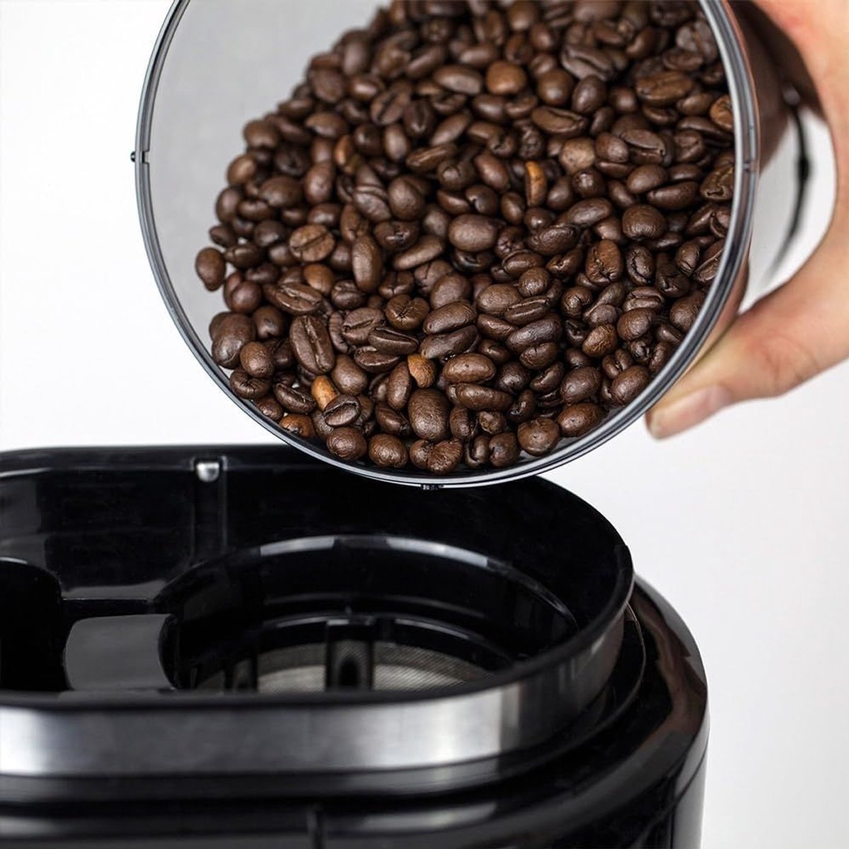 SNJY® Koffiemachine met Bonen - Volautomatische Koffiemachine - Espressomachine - 600 W - Zwart — afbeelding 5