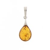 SilverGems Zilveren hanger met Barnsteen edelsteen