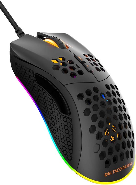 Ultradraadvrije Gaming Muis met Hoge Precisie 6400 DPI en RGB Verlichting — afbeelding 3