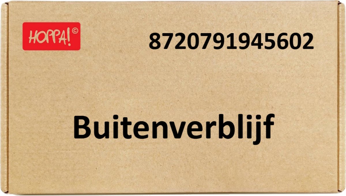 Hoppa! - Buitenverblijf - Met Bodemplaten en Box - 125 x 63 x 42 cm - Grijs thumbnail 5