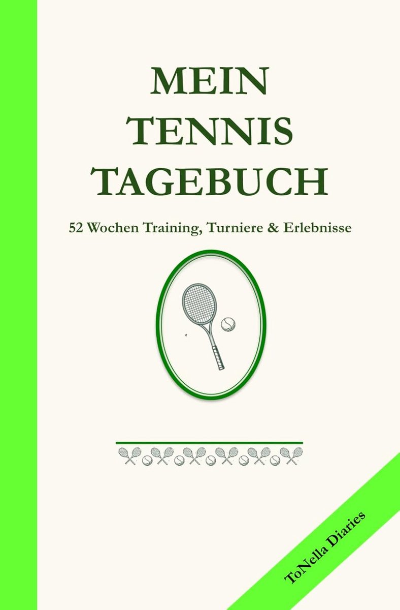 Tennistagebuch zum Ausfüllen: Training, Matches, Fortschritt