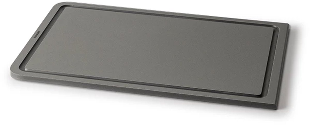 Continenta snijplank met sapgeul 38.5x27cm duracore grijs