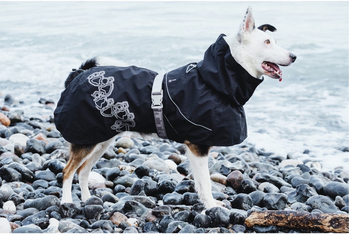 Hurtta Drizzle lichtgewicht regenjas voor grote honden