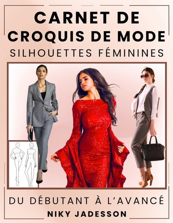 Carnet de Croquis de Mode Silhouettes Féminines - cover