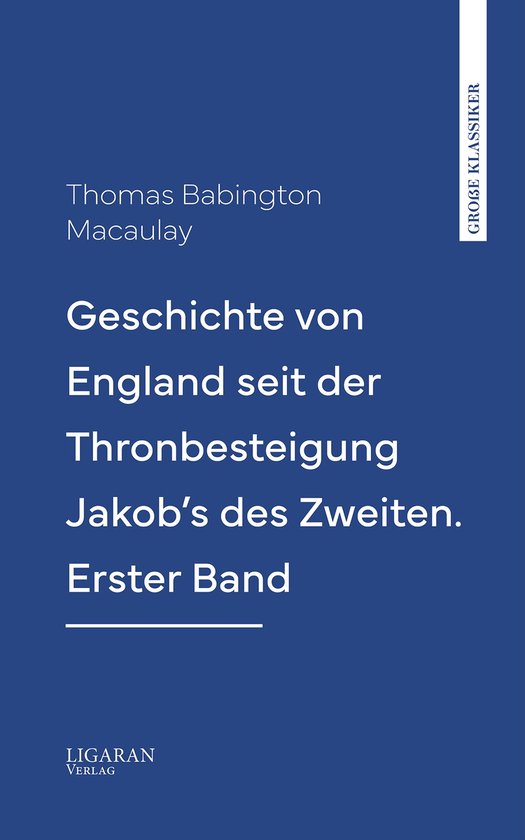 Geschichte von England seit der Thronbesteigung Jakob's des  ... - cover