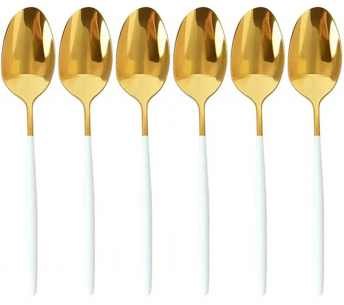 Kadirelli Theelepels - 12-delig - Goud/Wit - Theelepel