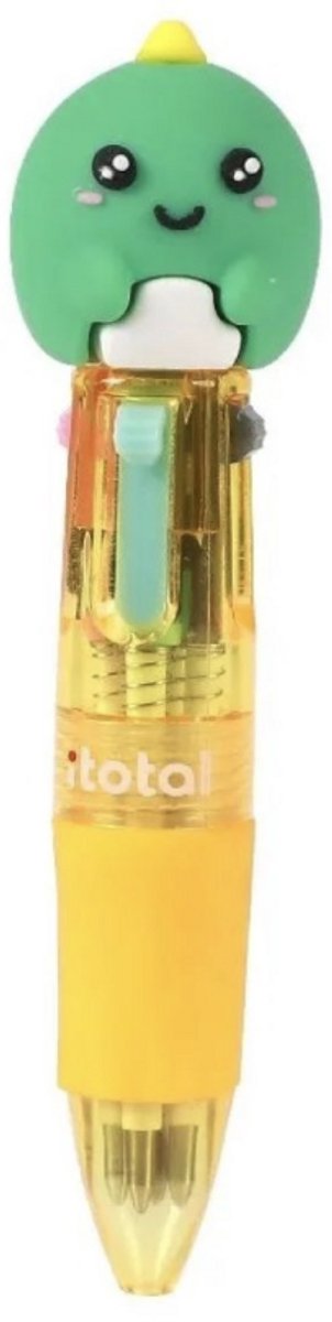iTotal Pen Mini 4 Colors 4 in 1 HELLO DINO 2.5x10cm 15gr