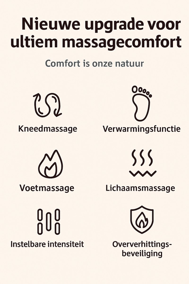Relaxion® Luxe Massagemat met Infrarood Verwarming - afbeelding 3