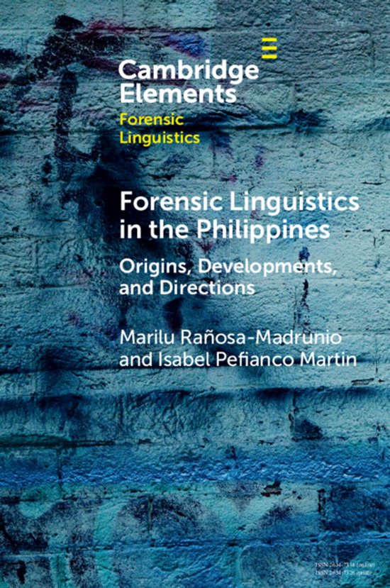 Elements in Forensic Linguistics- Forensic Linguistics in th ... - cover