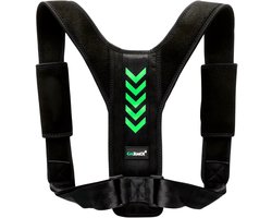 Garmoi Postuur Corrector - Medische Verstelbare Rugbrace voor Houding Correctie, Rugpijn & Beter Postuur | Unisex One size - Zwart