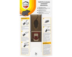 Home Defense - Muizenval SafeSnap - Mechanische muizenval voor binnen - Herbruikbaar - Veilig en hygiënisch