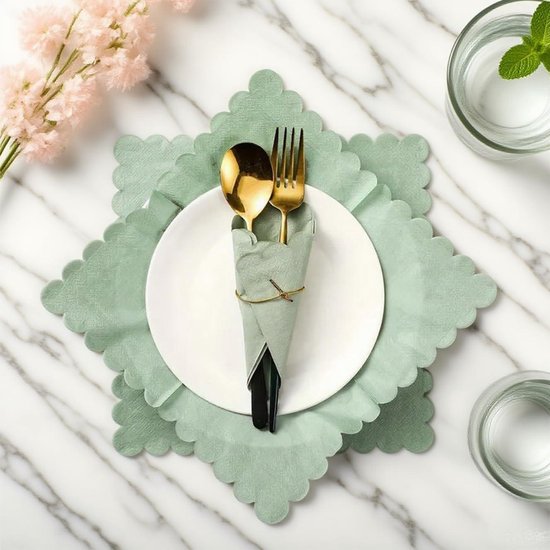 Menukaart bruiloft goud eucalyptus groen | Kaartje2go