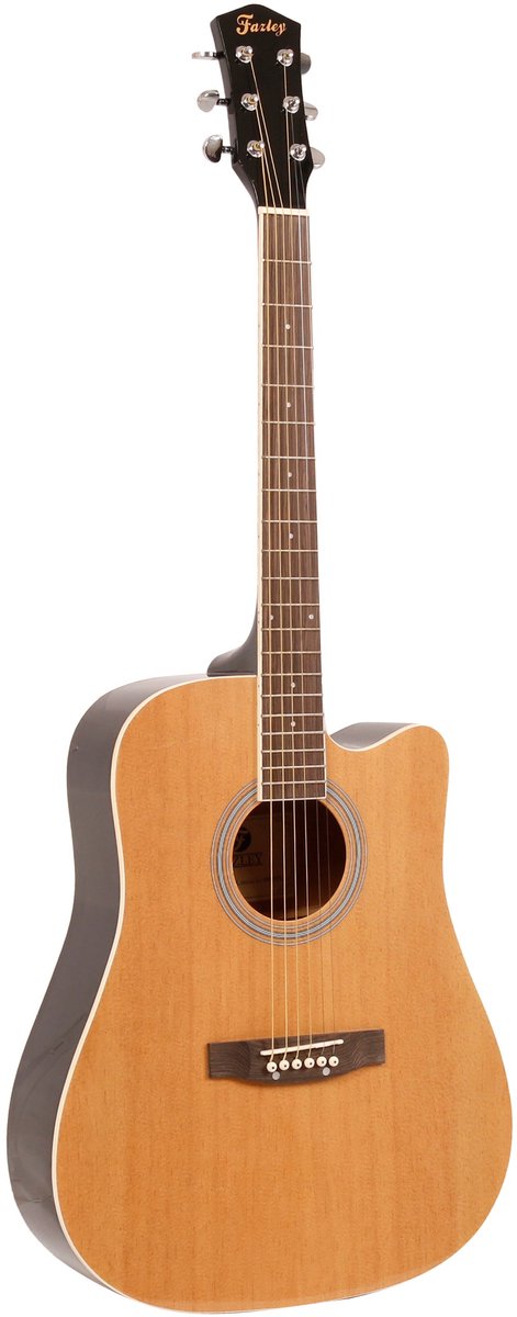 Akoestische western gitaar naturel Fazley W40-NT