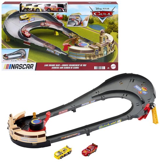 Disney Pixar Cars NASCAR baanwisselrace speelset