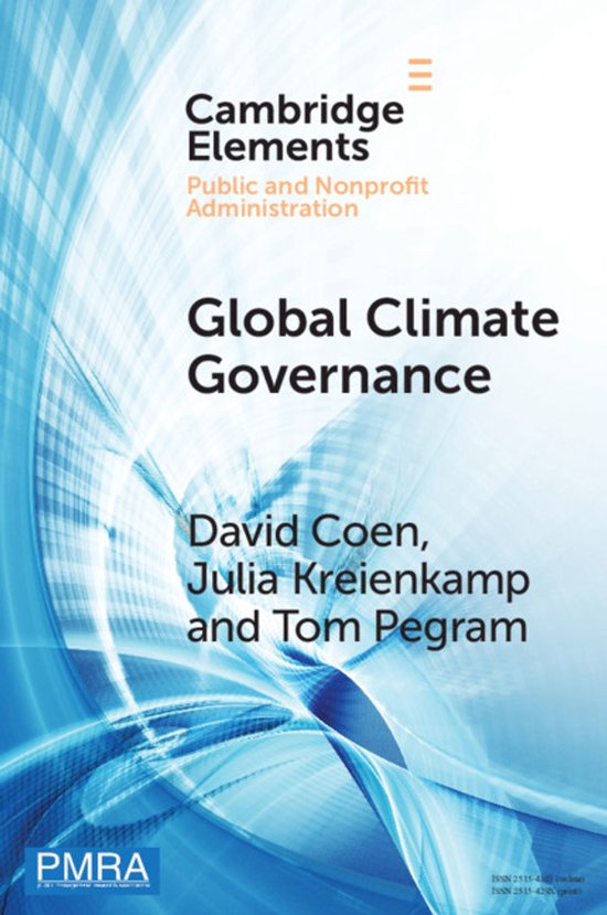 Elements in Public and Nonprofit Administration- Global Clim ... - cover