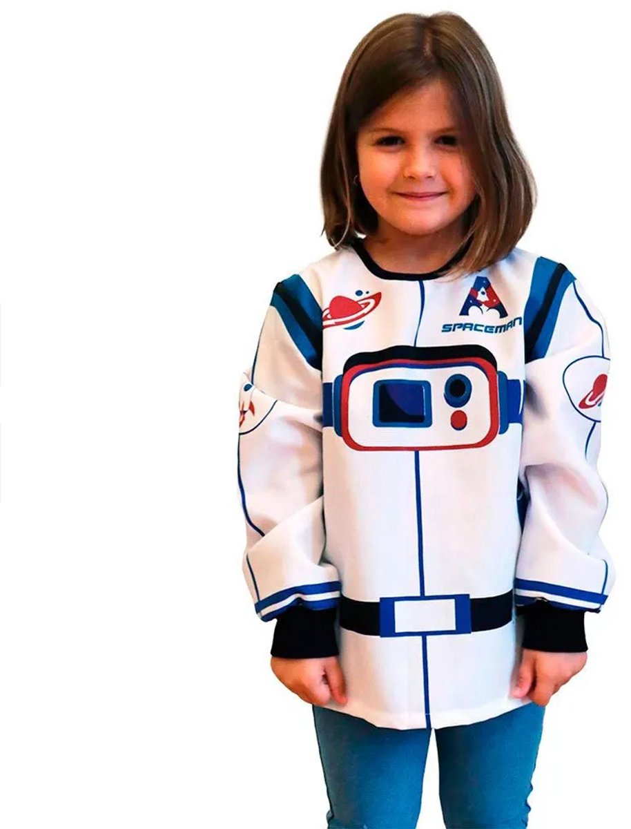 Astronautenjas met Lange Mouw - DeQube - Verkleedkleding Astronaut — afbeelding 3