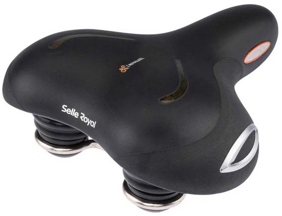 Selle Royal zadel Lookin Relaxed Stracciatella zwart