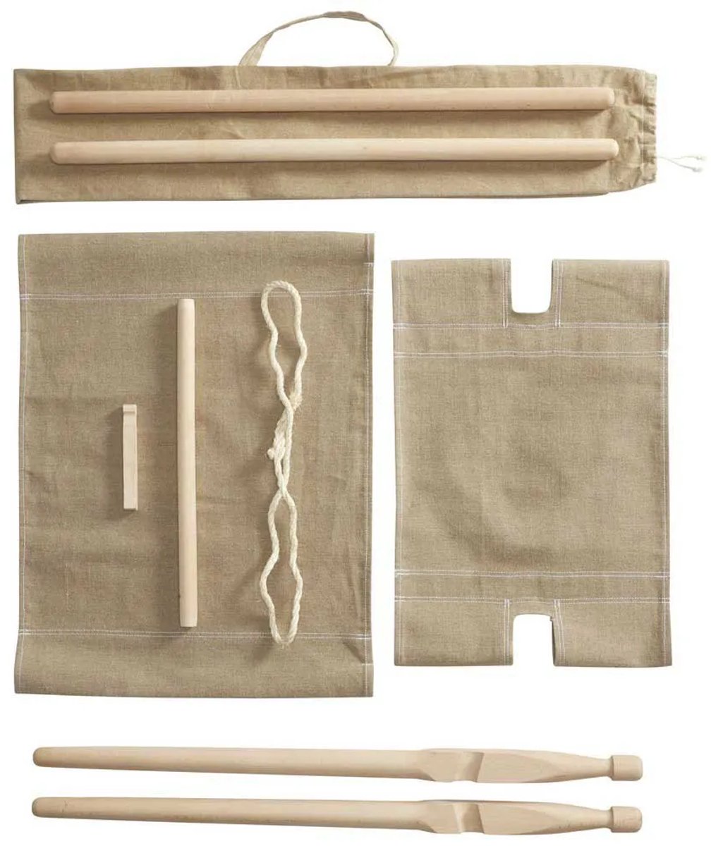Nordisk Moesgaard Houten Stoel, beige