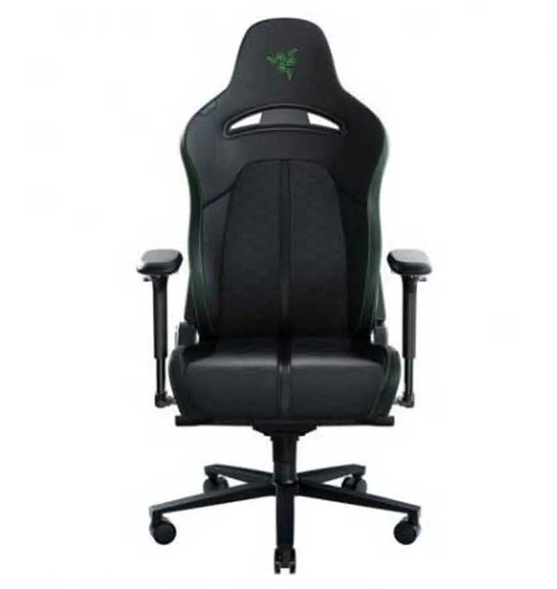 Razer Enki Gaming Stoel Zwart/Groen met Rugsteun - afbeelding 2