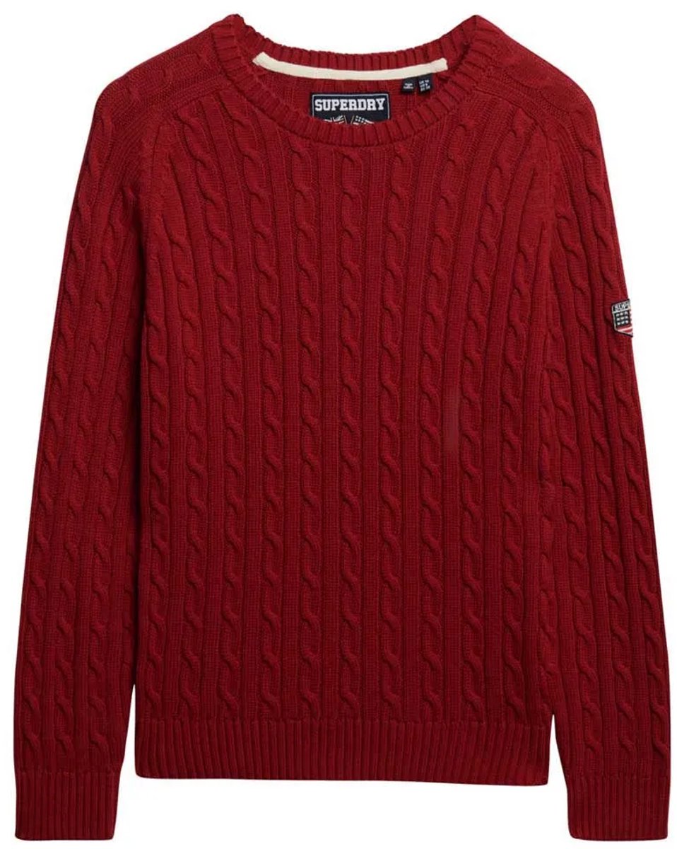 Superdry - Slouchy Kabeltrui - Dames - Sweaters