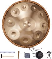 VEVOR Handpan Drum 55cm 10 Noten D Mineur Handtrommelinstrument met Hamer