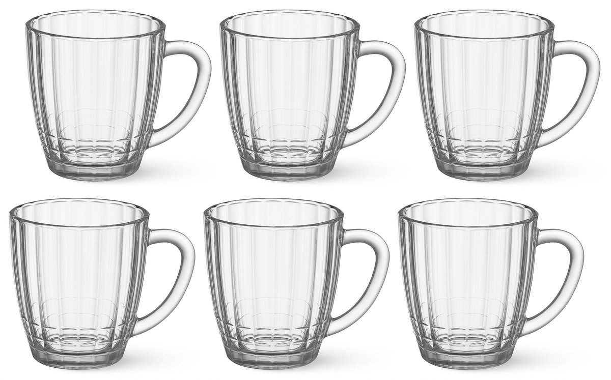 APS - XL Economy line - Theeglas - 6 stuks - 32 cl - Gehard Transparant glas - Glazenset