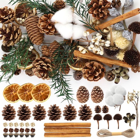 Kerstkrans 40 cm - Dennenkrans - Deurkrans