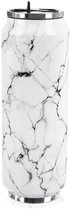 Thermosbeker Thermoskan Marmer 700 ml - Koffiebeker To Go - Theebeker - Thermische Mok - Drinkbeker