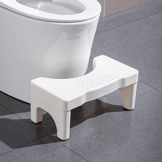 Bamboe opvouwbaar toiletkrukje - fysiologische houten voetsteun - opvouwbare hurkzitsteun voor WC - anti-constipatie, aanbevolen door artsen