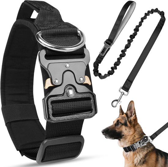 BlingBling - Metalen Honden Ketting - Zilver m