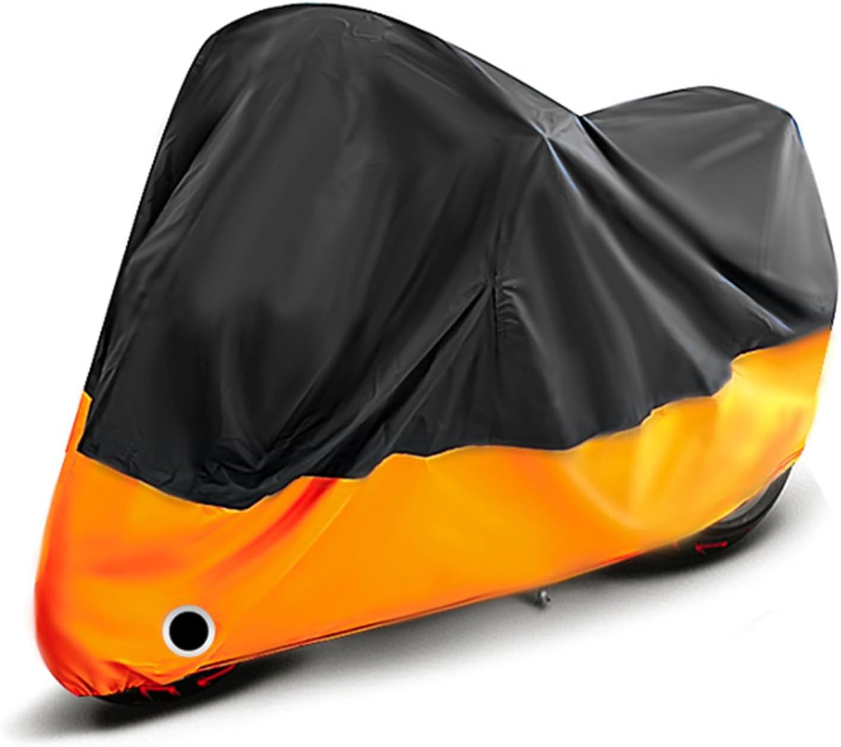 Motorhoes - 265*105*125CM - Scooterhoes - Motorfietshoezen - Waterdichte - 190T - Geschikt voor Binnen en Buiten - beschermt tegen uv-regen,stof,sneeuw - Oranje