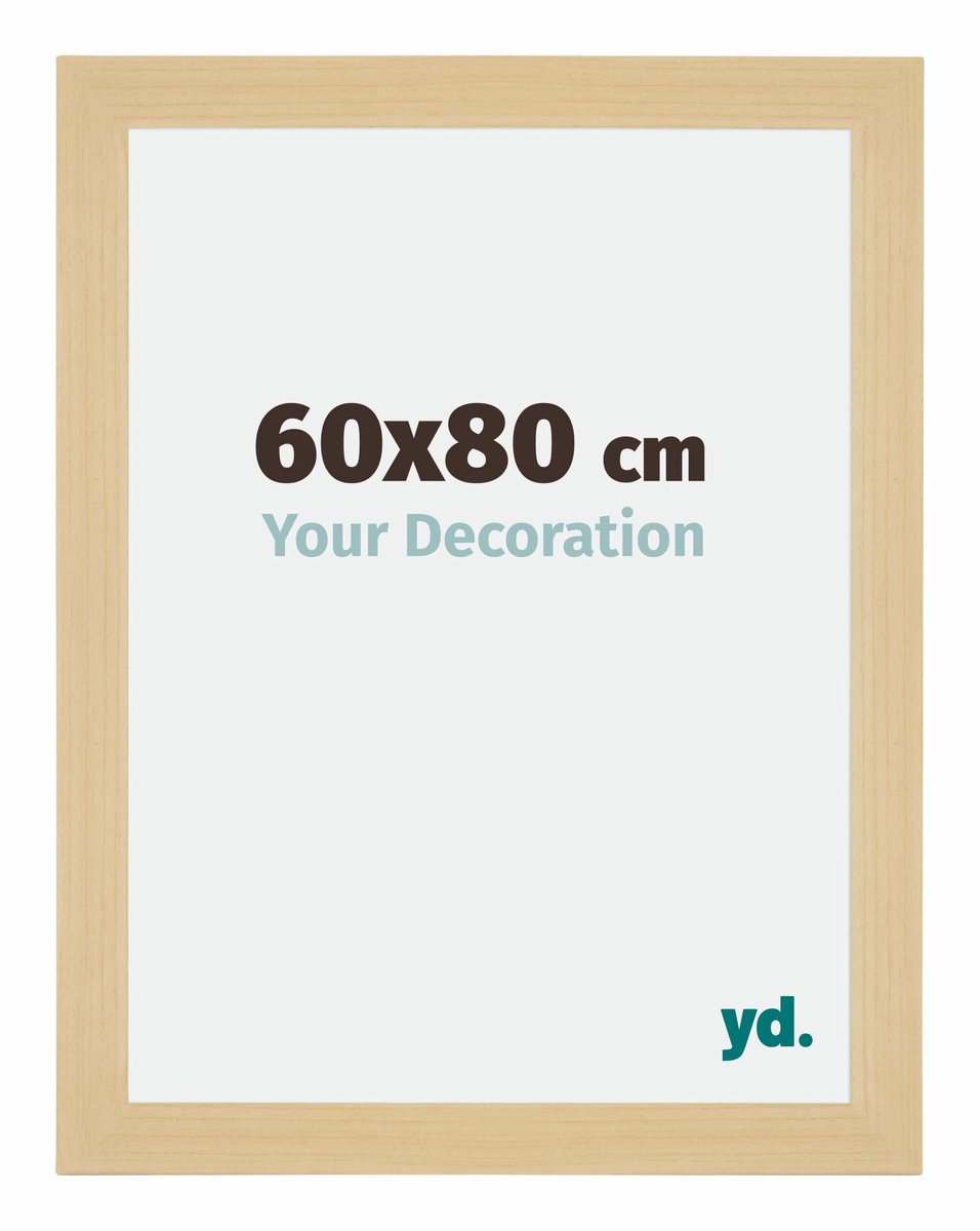Your Decoration - Puzzellijst 60x80 cm - Ahorn Decor - Puzzellijst 1500-2000 stukjes - MDF Fotolijst - Mura