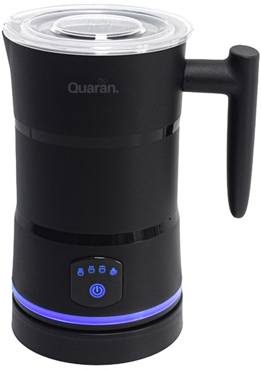 Quaran Elektrische Melkopschuimer - Melkklopper - 4 in 1 - Handige Melkschuimer - Warm en Koud Opschuimen - 600 ml - Antiaanbaklaag