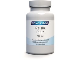 Nova Vitae - Reishi Puur - Ganoderma lucidum - Adaptogeen - 60 capsules