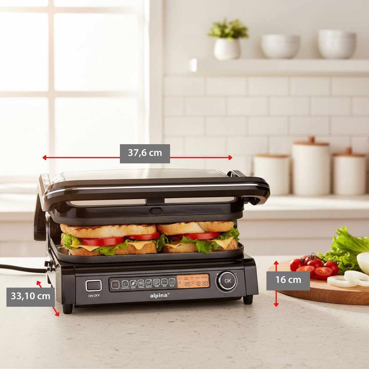 alpina Contactgrill 2100W thumbnail 4