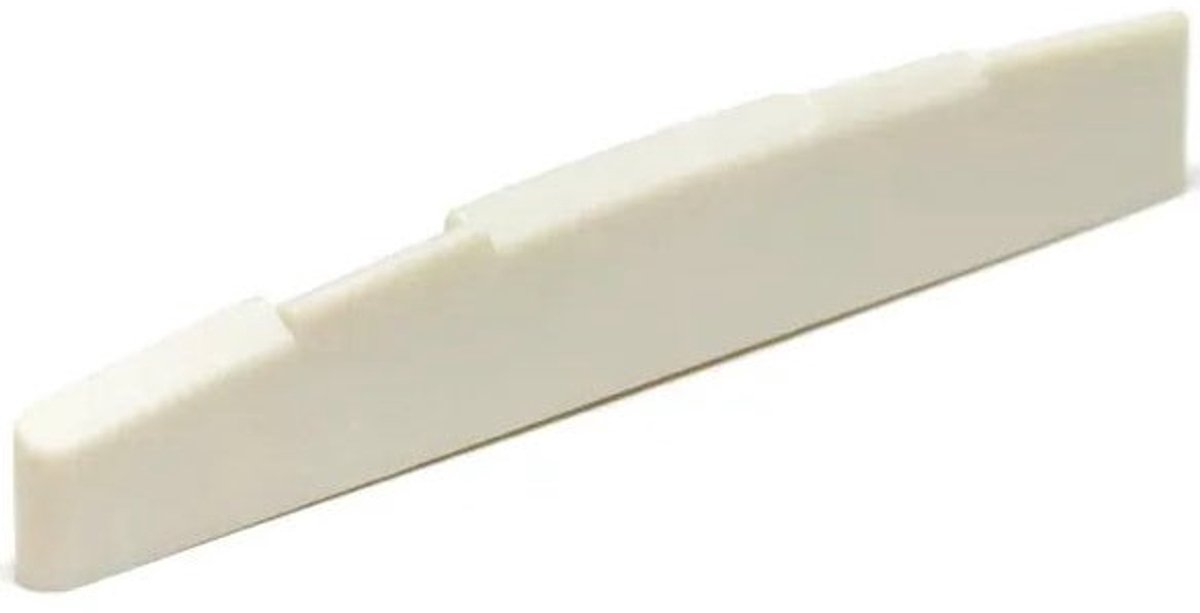 Graph Tech PQ 9280 L0 TUSQ Acoustic Guitar Saddle vlak, gecompenseerd, 1/8" dik, linkshandige versie