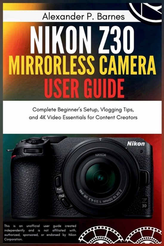 Nikon Z30 Mirrorless Camera User Guide - cover