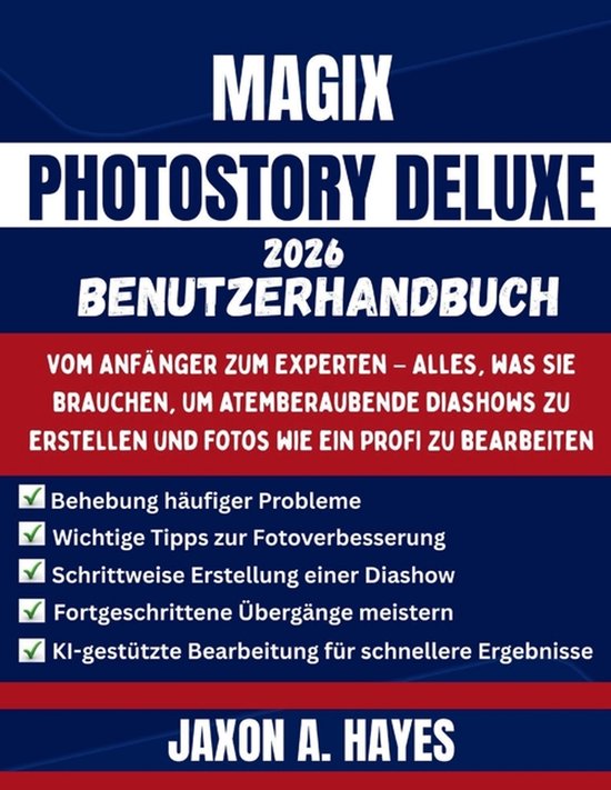 Magix Photostory Deluxe 2026 Benutzerhandbuch - cover