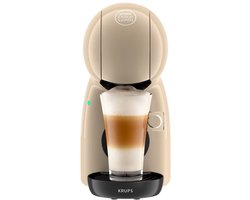 Nescafe Dolce Gusto Krups Piccolo XS Taupe –Koffiemachine – Compacte Capsule Koffiezetter – Espresso, Lungo & Latte – 15 Bar Druk – Energiezuinig – Nescafé Dolce Gusto Cups – Kleine Koffiemaker – Modern Design – Snelle Bereiding – Home Coffee Machine