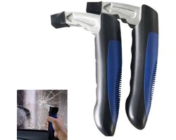 2 stuks - Auto-assistentie Handgreep - In- En Uitstaphulp Auto - Multifunctionele Auto In Uitstaphulp - Gordelsnijder - Past op de meeste voertuigen - blauw - 17.5*10.8*5cm