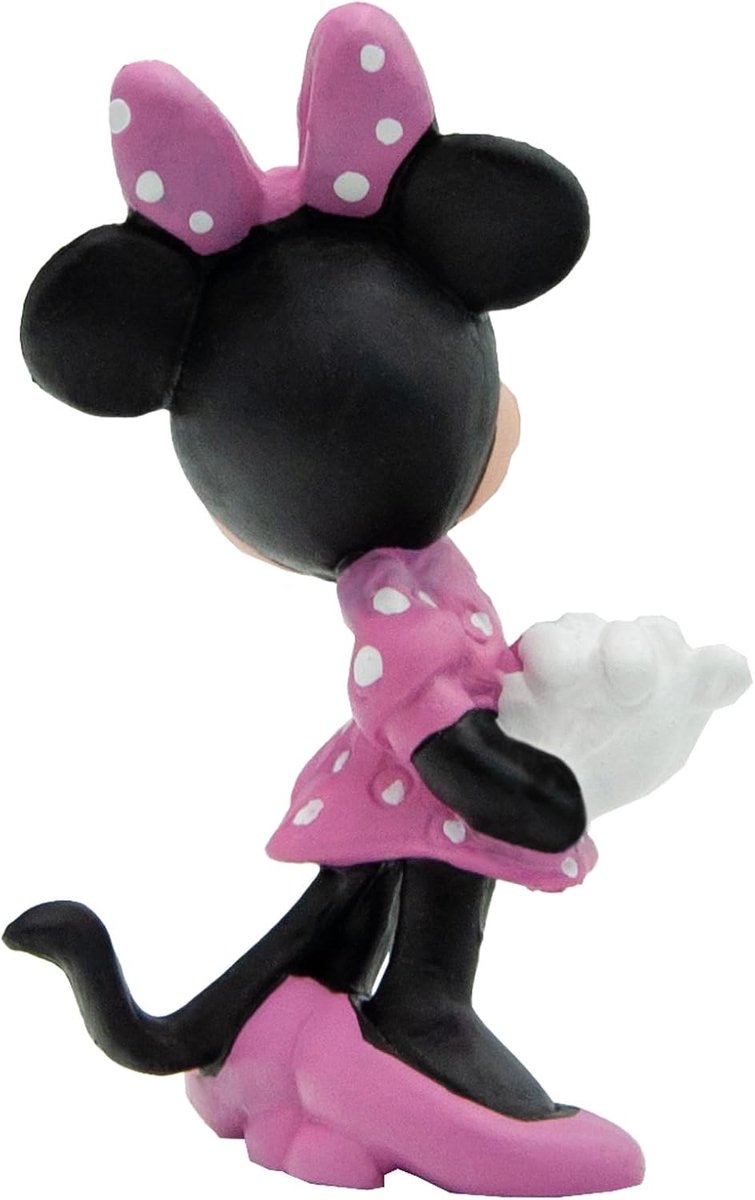 Bullyland 15349 – Speelfiguur en verzamelfiguur Minnie Mouse uit Disney, ca. 7 cm – levensecht en detailrijk vormgegeven – ideaal als taartfiguur en klein cadeautje voor kinderen vanaf 3 jaar. — afbeelding 6