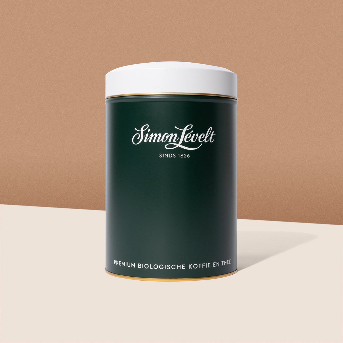 Simon Lévelt koffieblik donkergroen 500g
