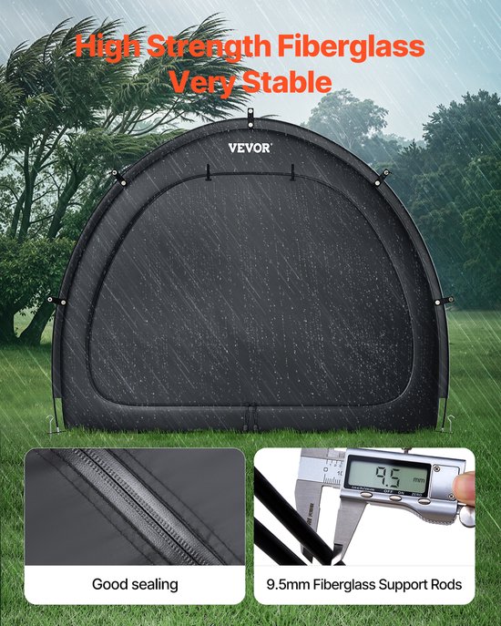 VEVOR Fiets Tent Fiets Garage Fietsstalling 1-2 Fietsen 1706x2011x792mm van Merkloos — afbeelding 3