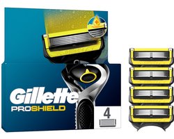 Gillette Proshield Navul Scheermessen - 4 Stuks
