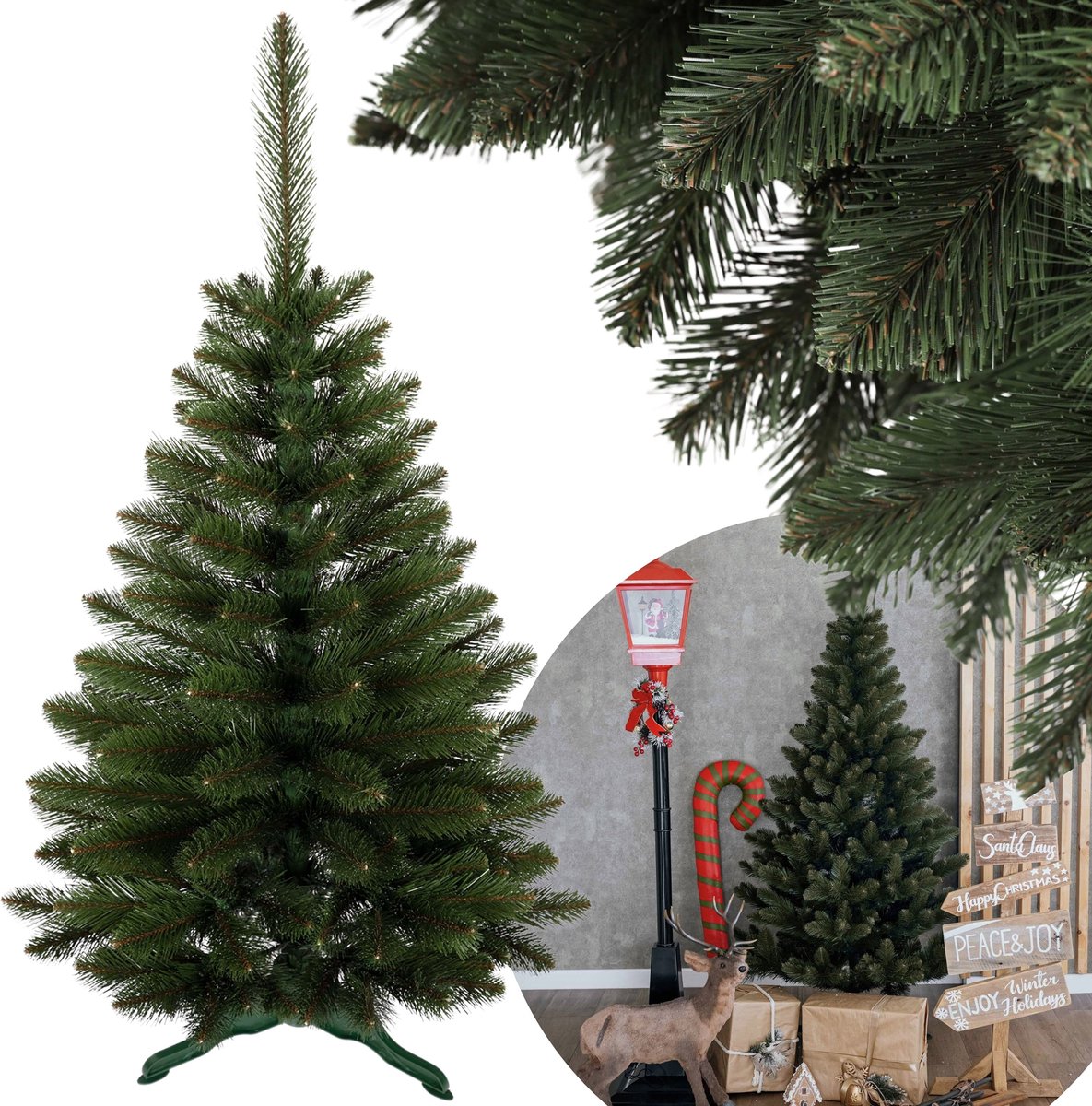 Kunstkerstboom den Milano PVC 120 cm