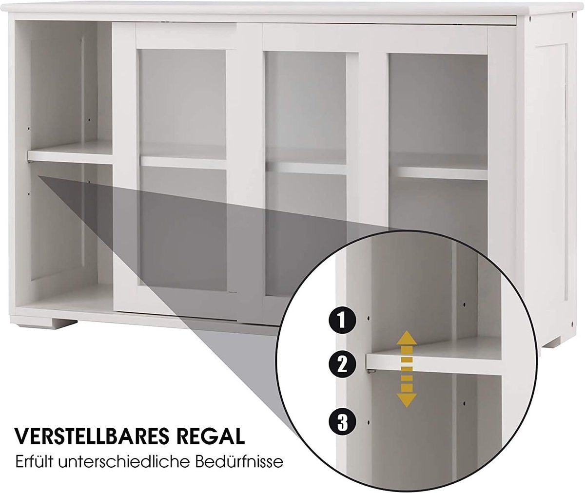 Dressoir Classic Glass Pro – - Glass Pro – 2 Glazen - Medahomestore