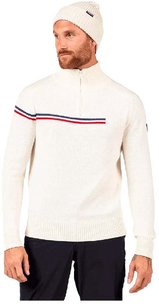 Rossignol Odysseus Merino Half Rits Trui Man Wit