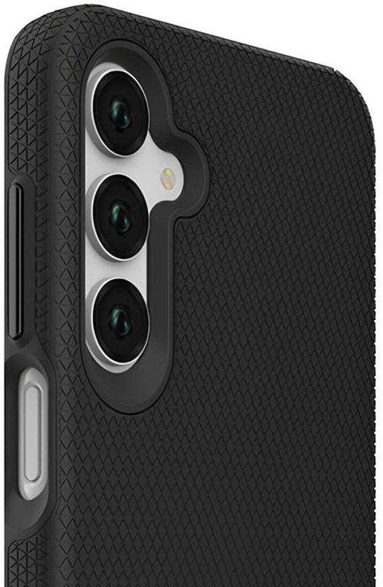 Coque rigide Eiger, compatible avec Samsung Galaxy A16 (4G/5G) / A26 5G, Test aux chutes jusqu'à 4 m, Ultra renforcée, Zwart.